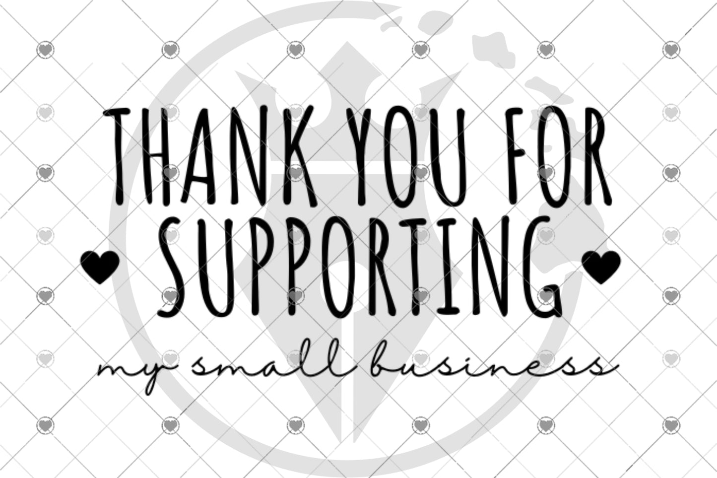 Thank You For Supporting My Small Business