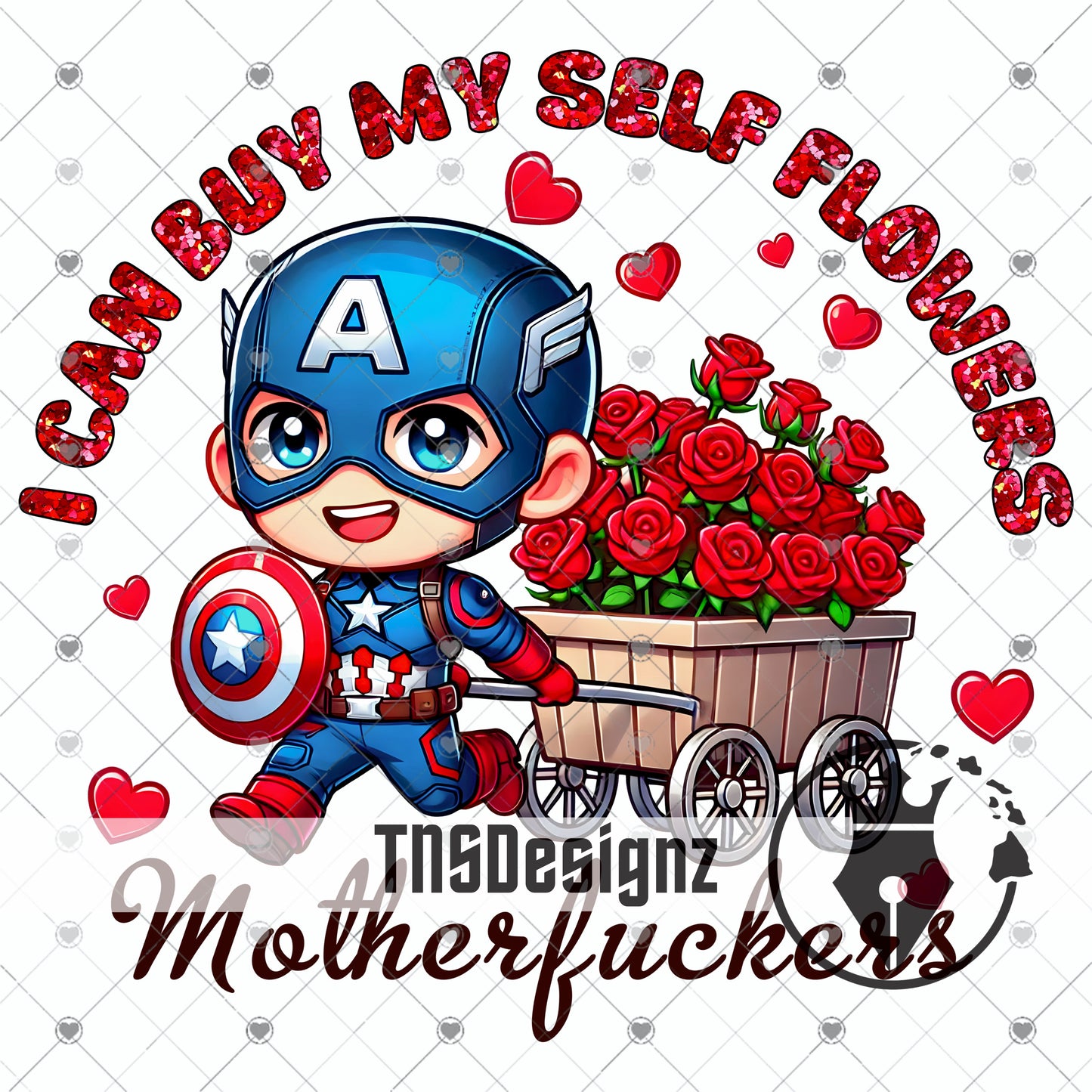 I can buy myself flowers Capitan America