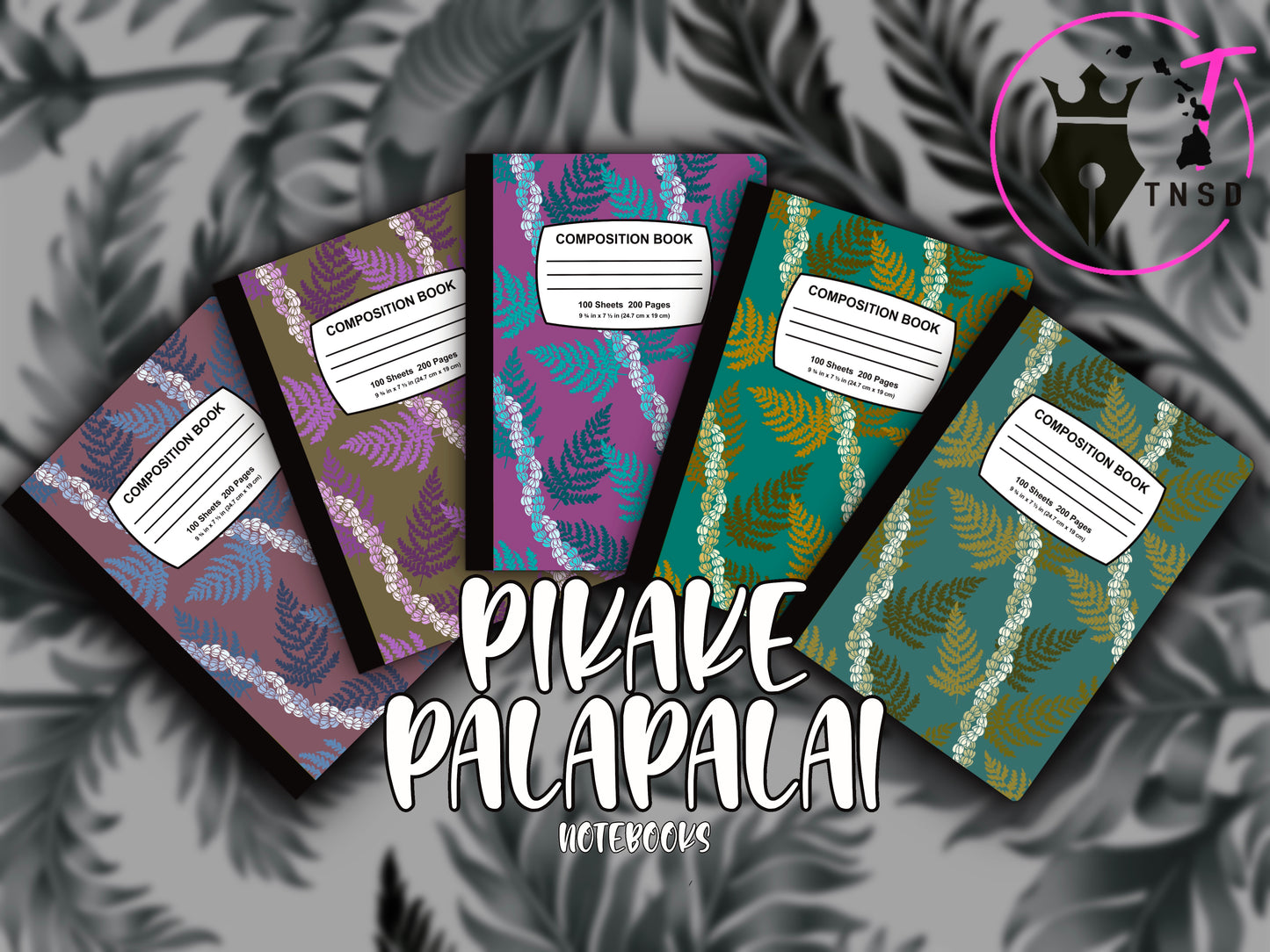 Pikake Palapalai Notebook