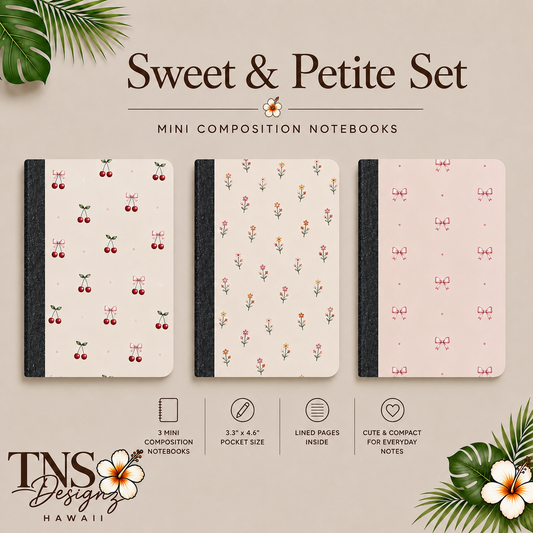 Sweet & Petite Mini Composition Notebooks
