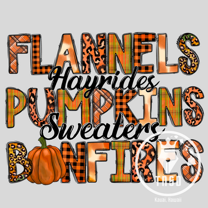 Flannels, Pumpkins and Bonfires RTP Transfer