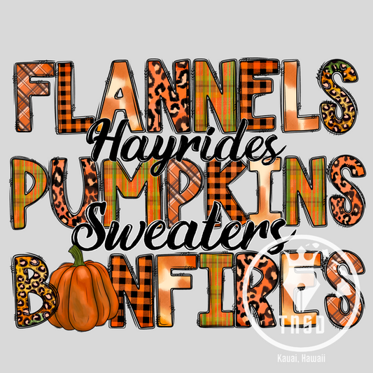 Flannels, Pumpkins and Bonfires RTP Transfer