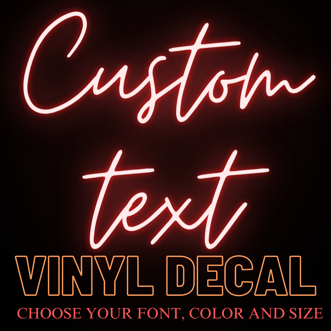 Text Decals Texture Custom Text Decal – TNSDesignz