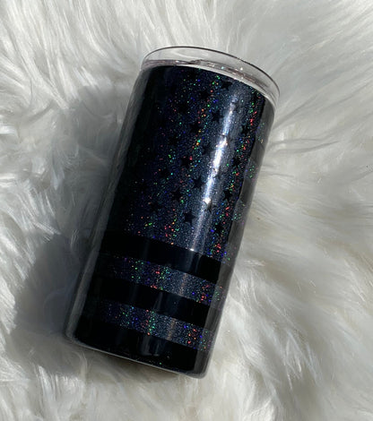 Black American Flag Tumbler