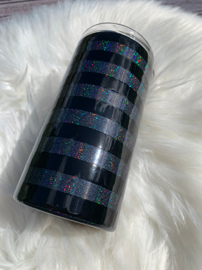 Black American Flag Tumbler