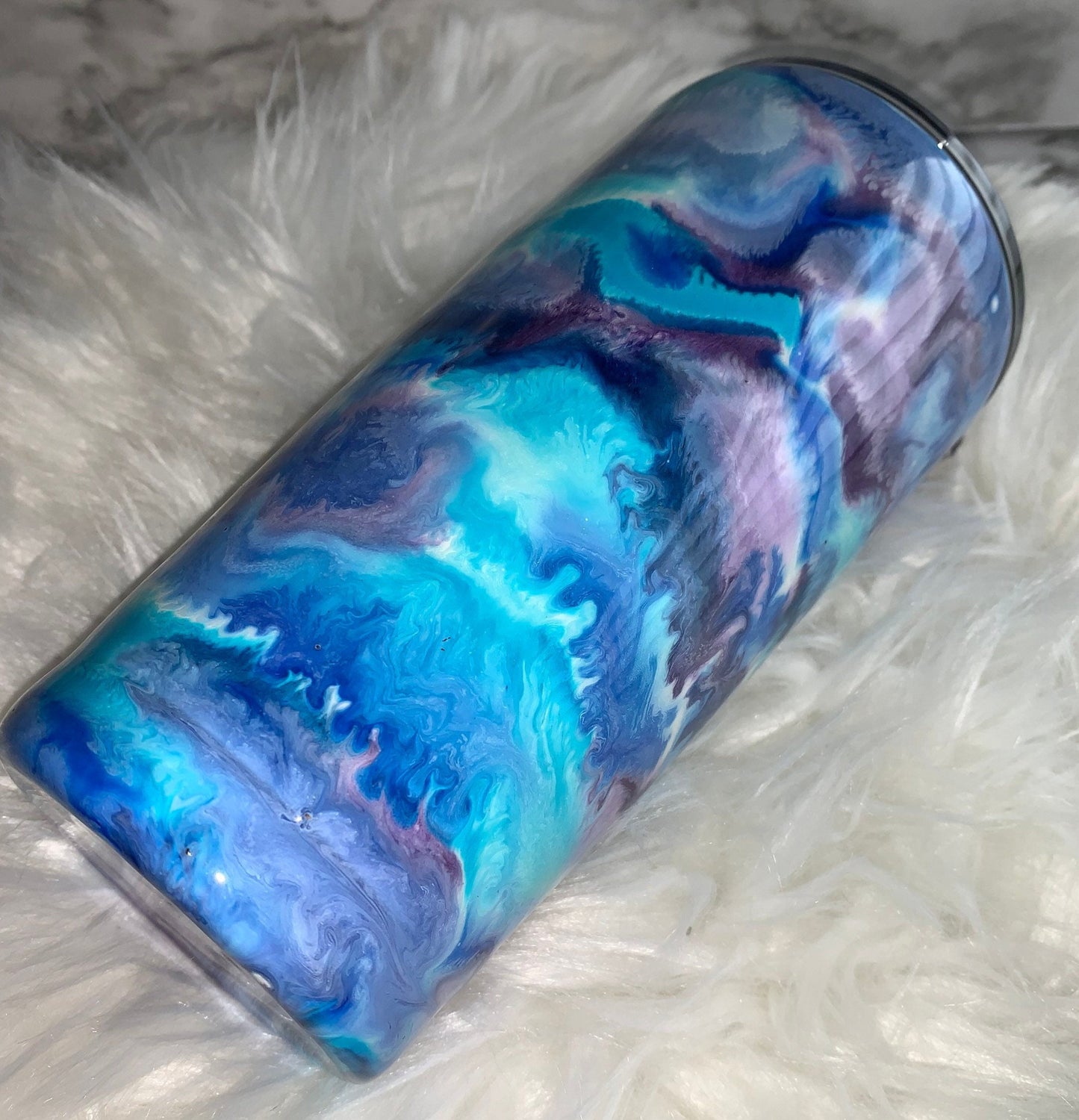 Periwinkle Swirl Tumbler