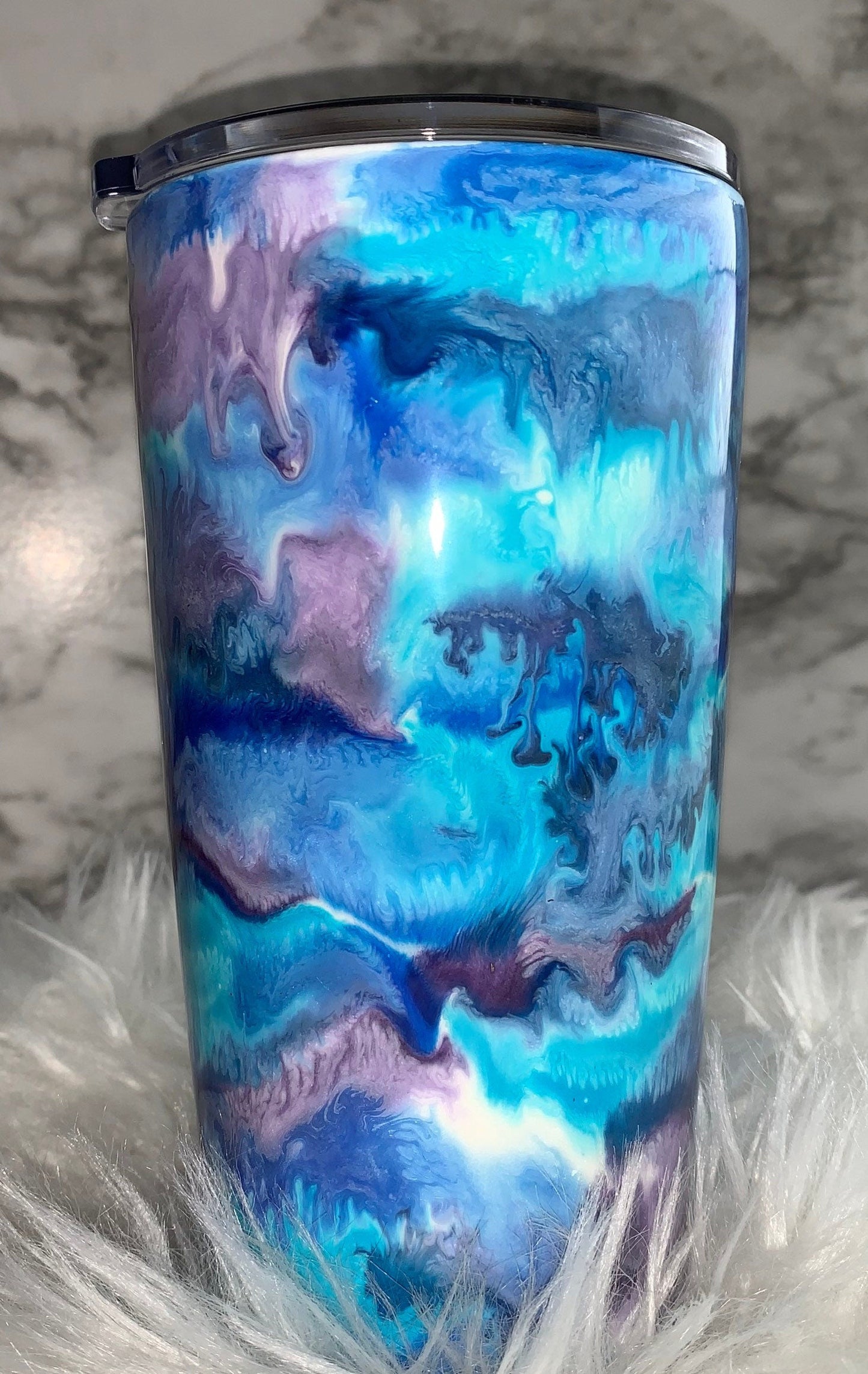 Periwinkle Swirl Tumbler