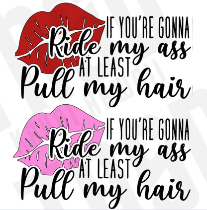 Pull My Hair Decal