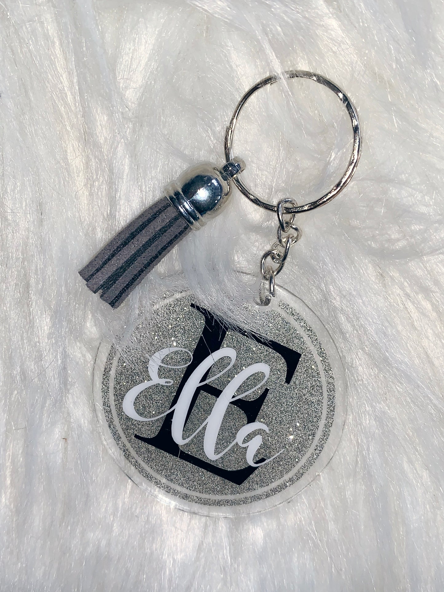 TGV Monogram Keychain